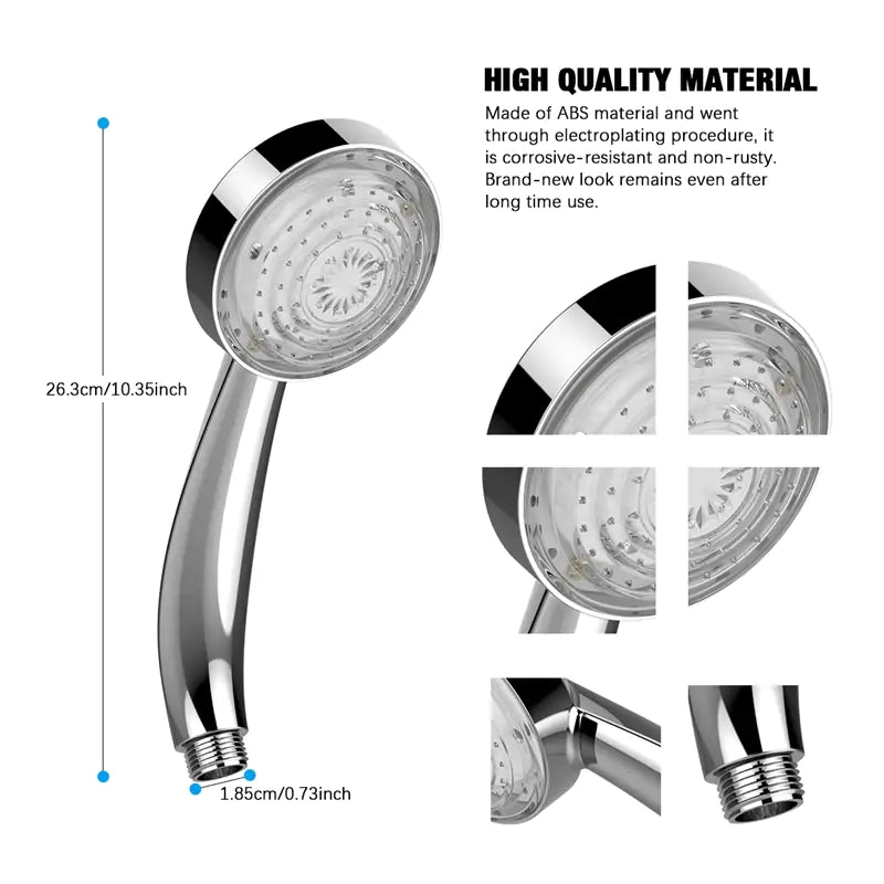 LED Color-Changing Shower Head