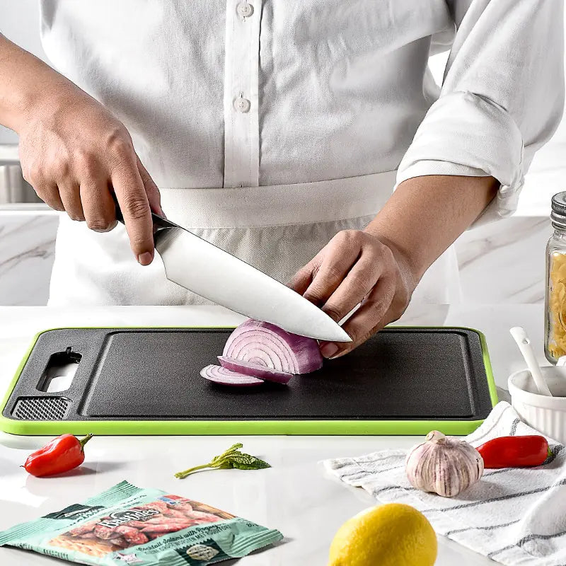 3-in-1 Cutting Board: Defrost & Sharpen