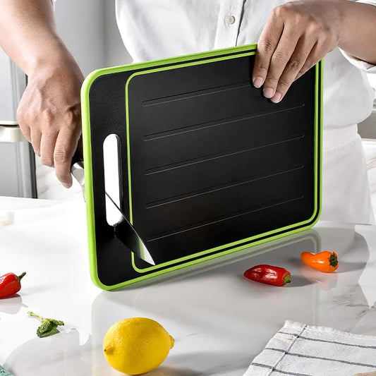 3-in-1 Cutting Board: Defrost & Sharpen