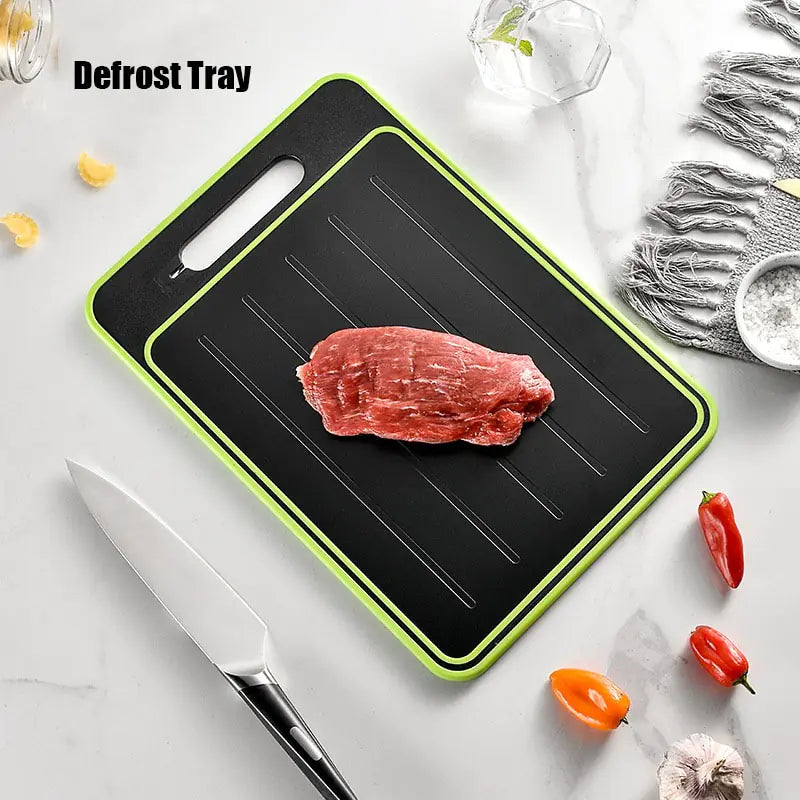 3-in-1 Cutting Board: Defrost & Sharpen