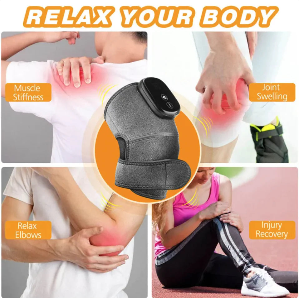 Therapeutic Knee & Elbow Pads with Electric Heating & Moxibustion