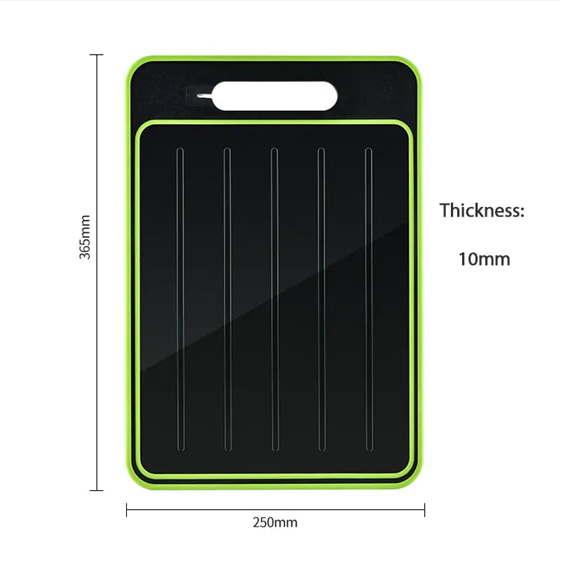 3-in-1 Cutting Board: Defrost & Sharpen